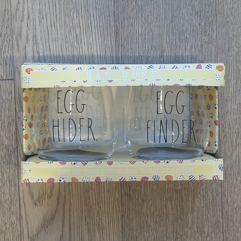 Rae Dunn Easter Egg Hider Egg Finder Cup Set